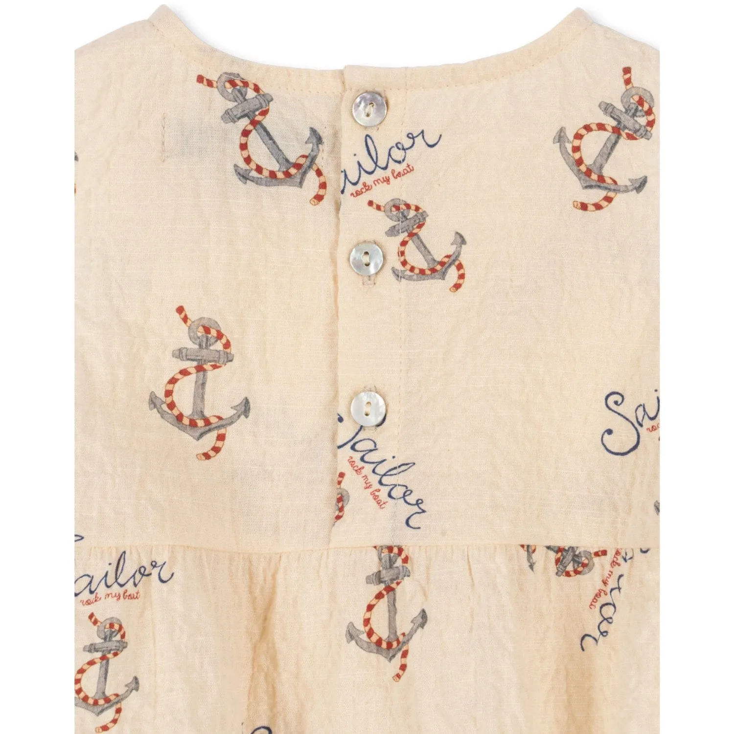 Konges Sljd Rock My Boat Elliot Romper Gots