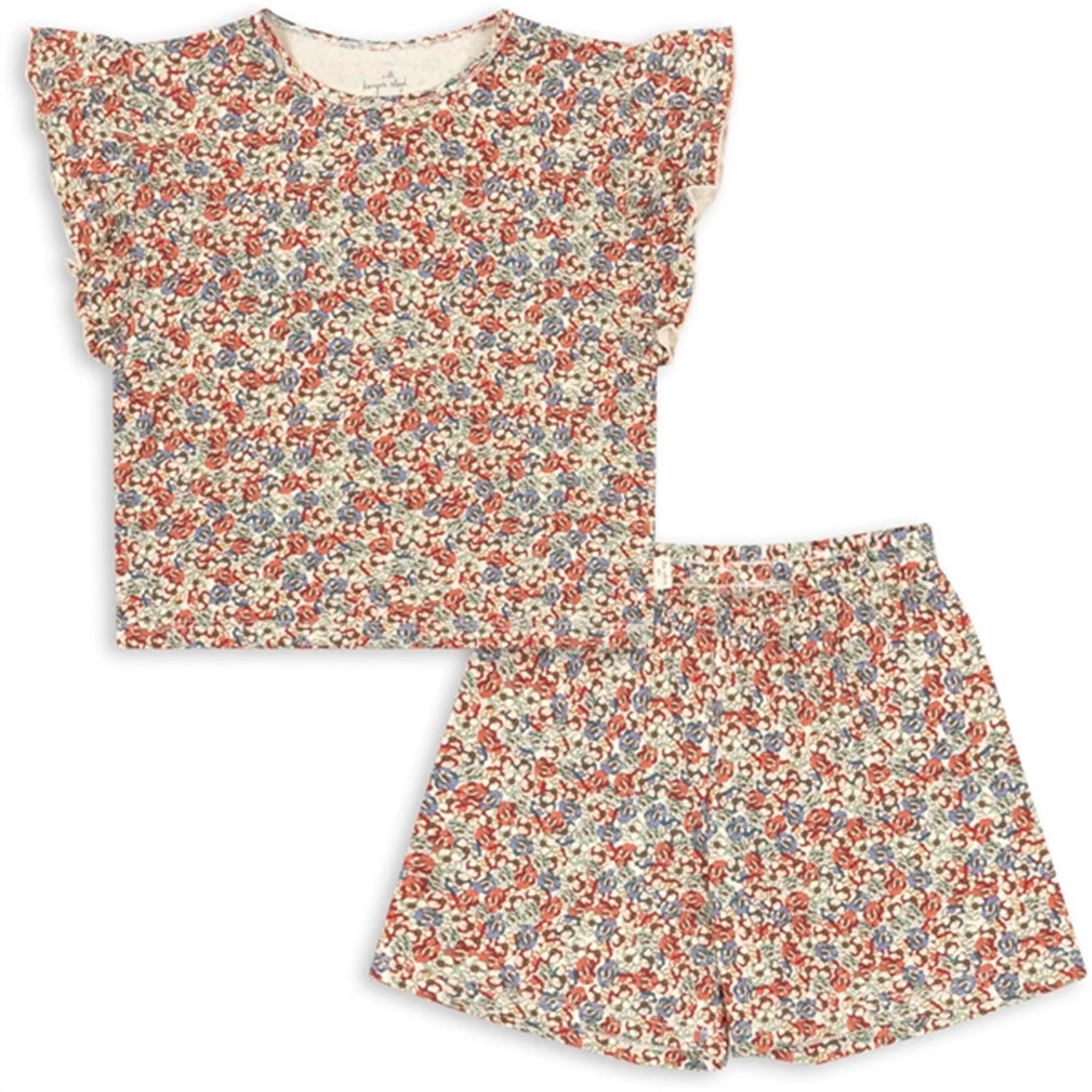 Konges Sljd Rosier Rouge 2-pak Lin Frill Set