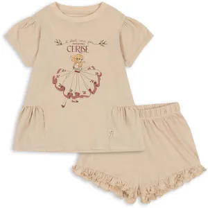 Konges Sljd Smoke Gray Famo Frill Set