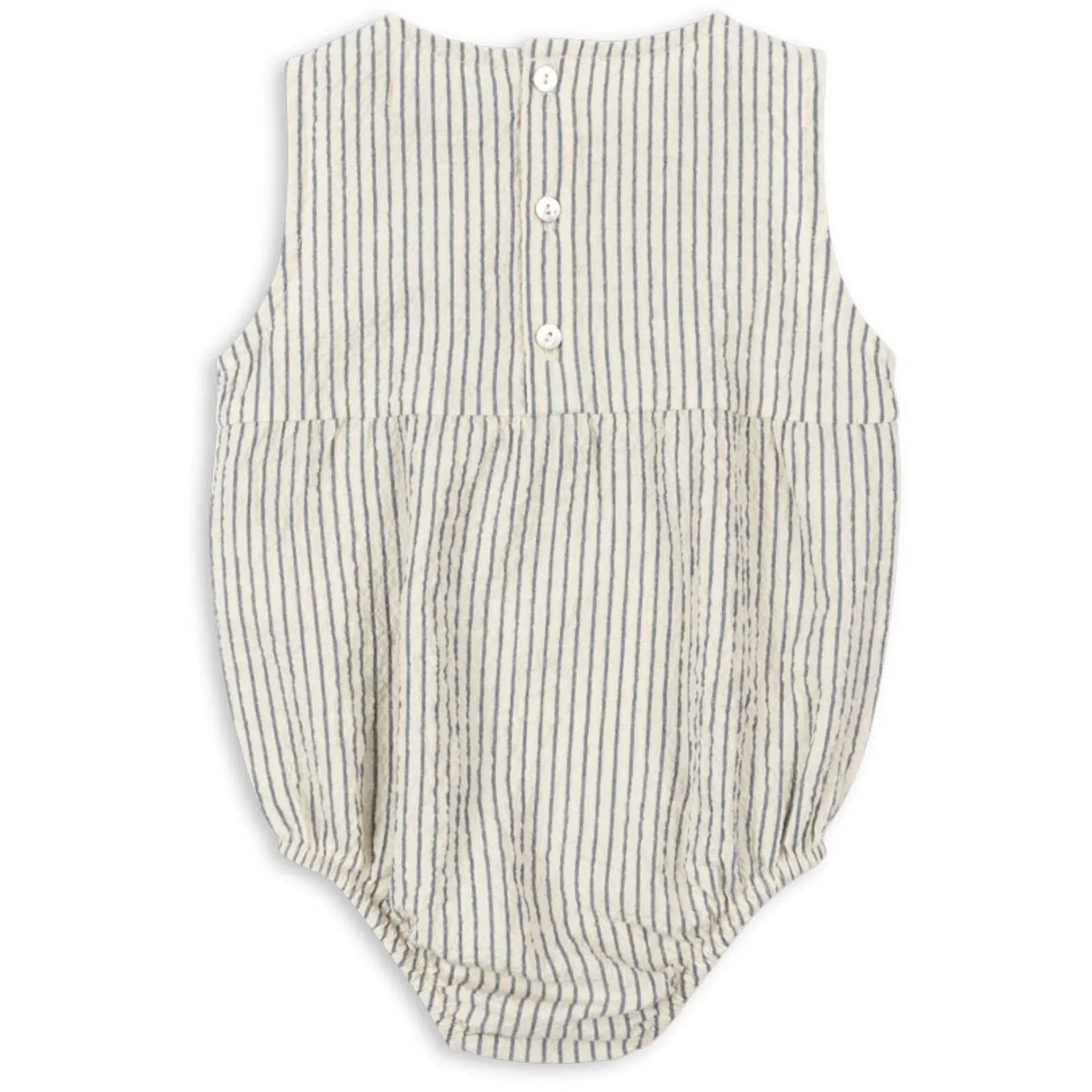 Konges Sljd Stripe Bluie Elliot Romper Gots