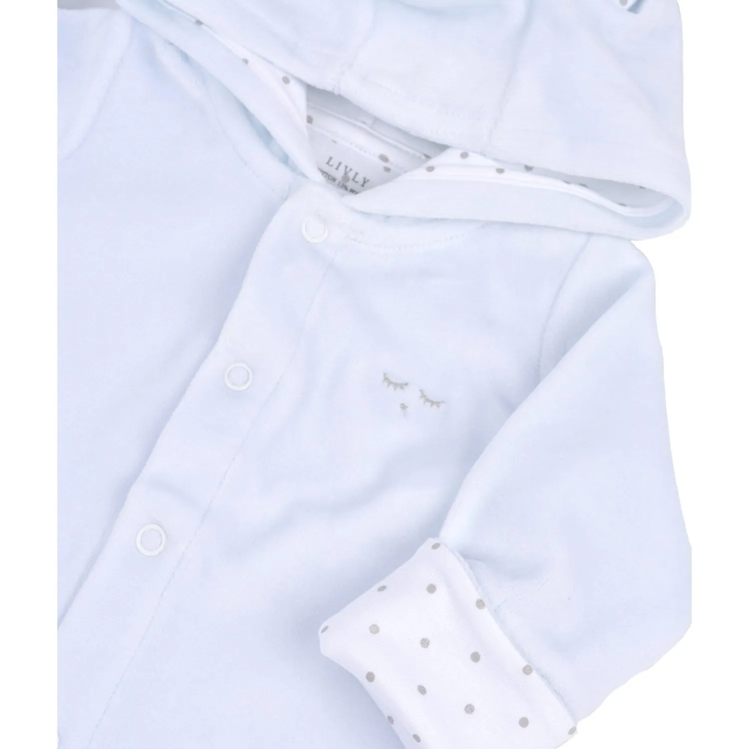 Livly Light Blue Plush Bunny Overall