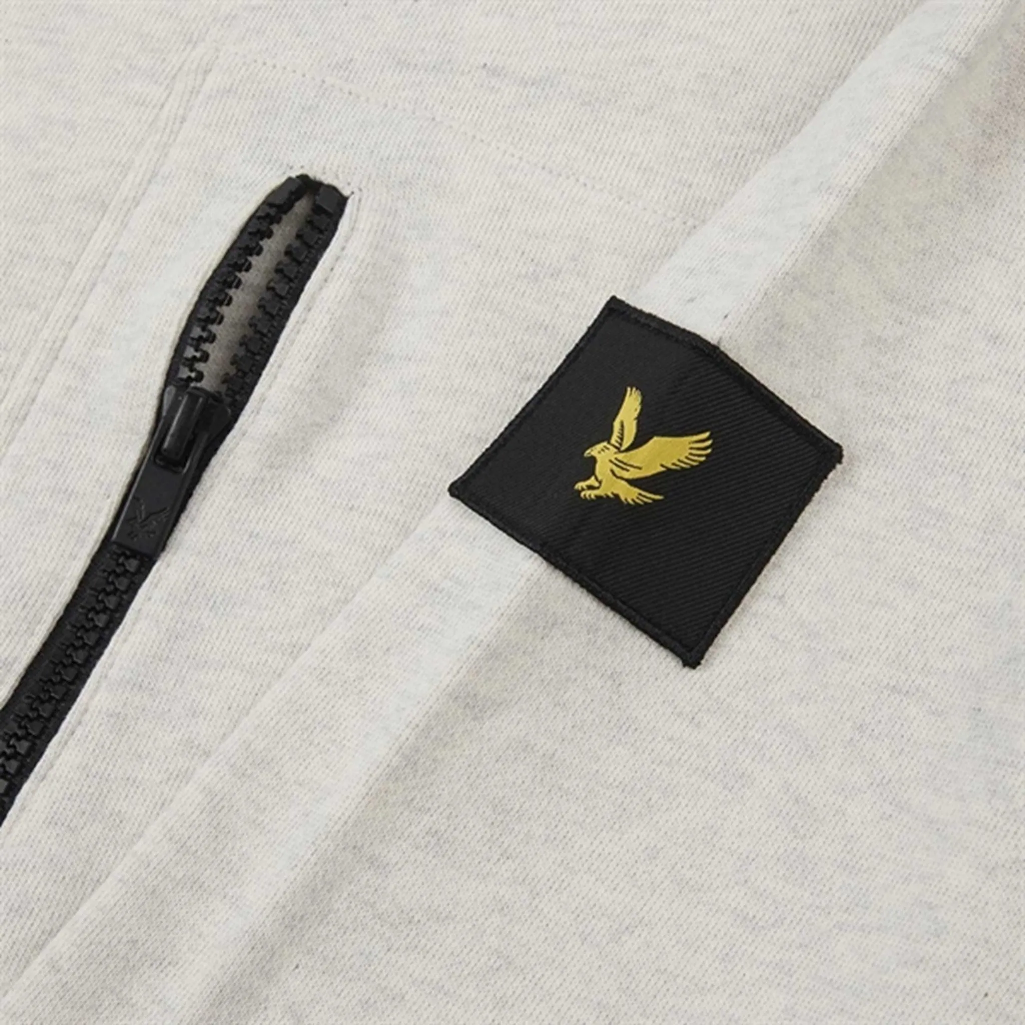 Lyle & Scott Zip Pocket Sweat Light Grey Marl