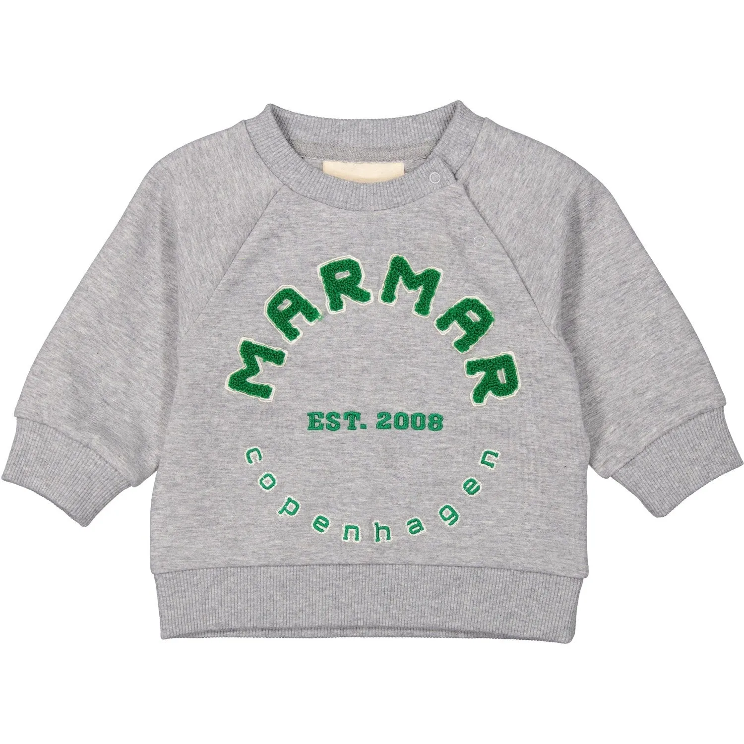 MarMar Double Jersey Green Logo Theos B Sweatshirt