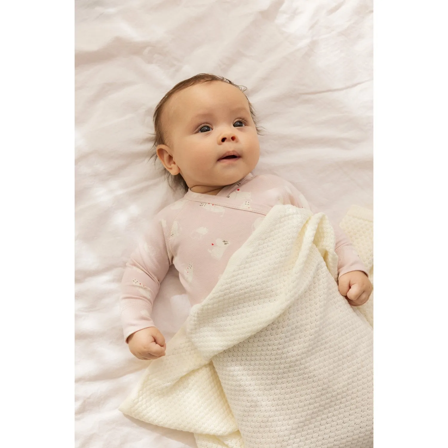 MarMar New Born Modal Smooth Print Rose Moomin Rubello Romper
