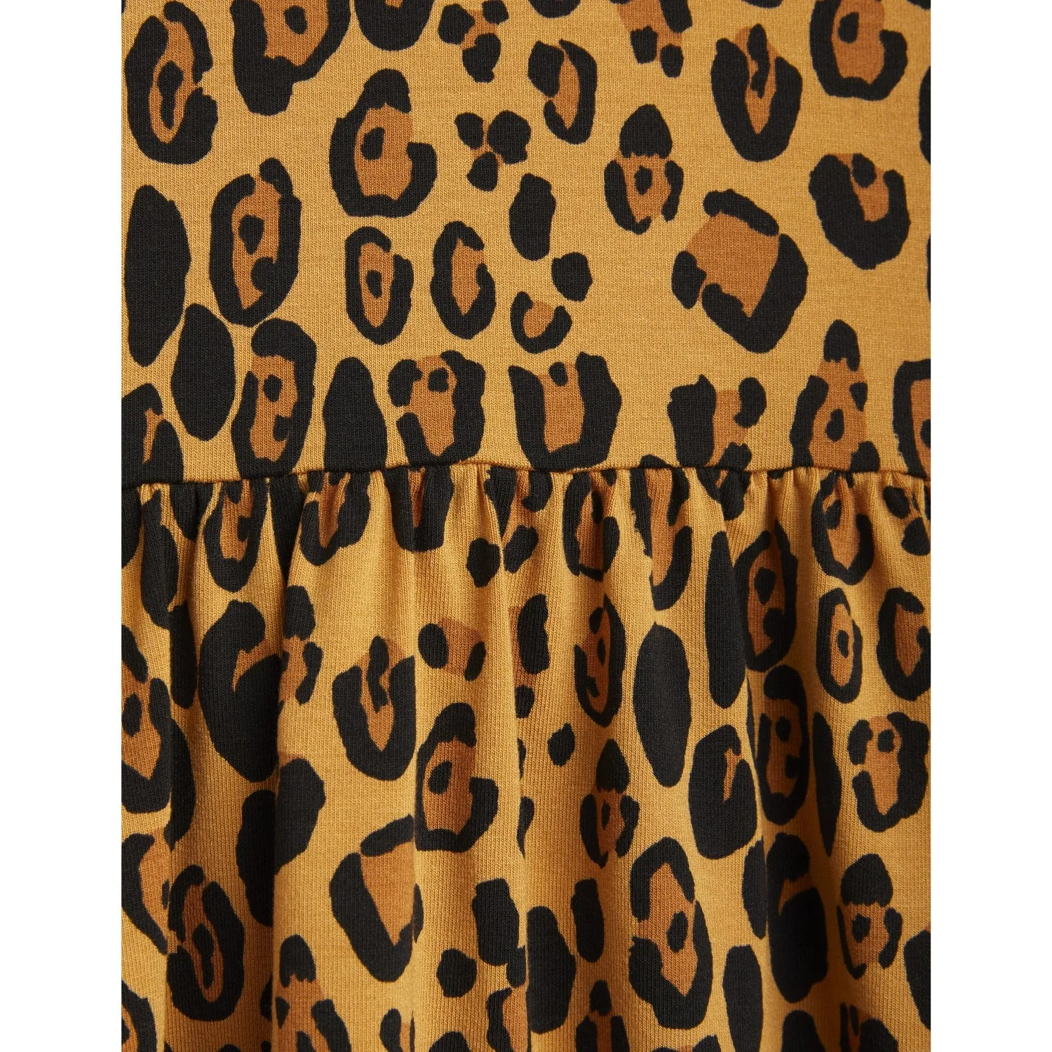 Mini Rodini Beige Basic Leopard Dress Tencel
