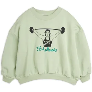 Mini Rodini Green Club Muscles Sp Sweatshirt