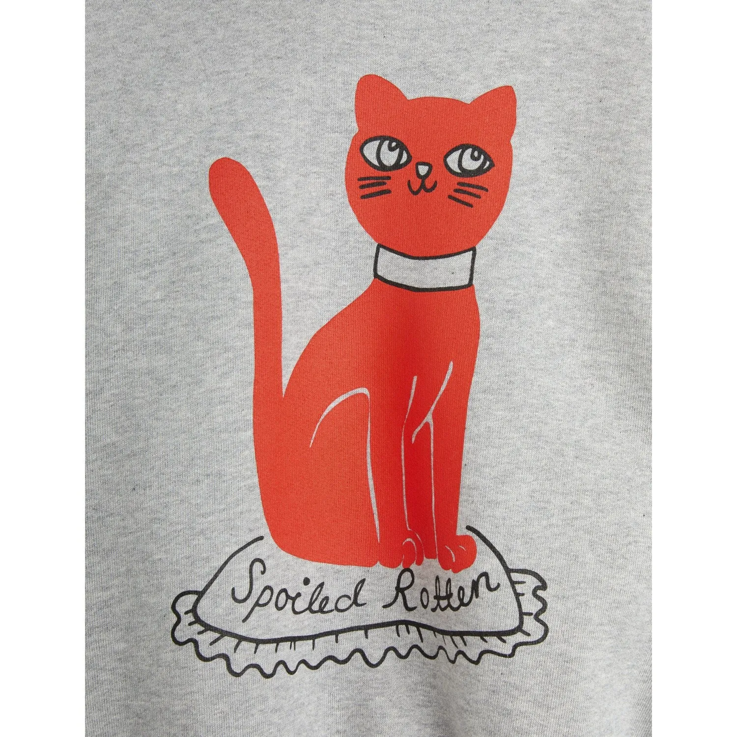 Mini Rodini Grey Melange Cat Sp Sweatshirt