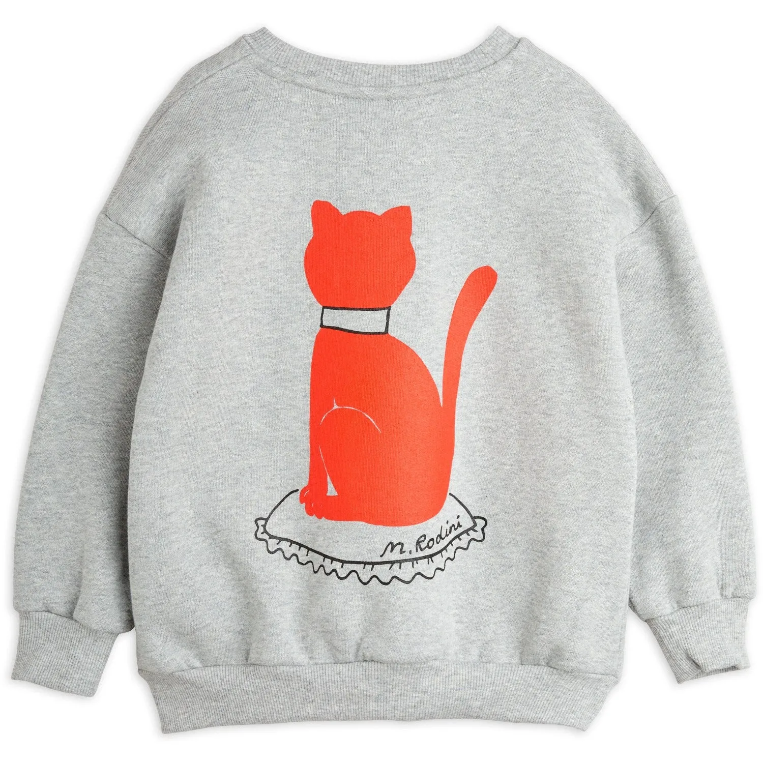 Mini Rodini Grey Melange Cat Sp Sweatshirt