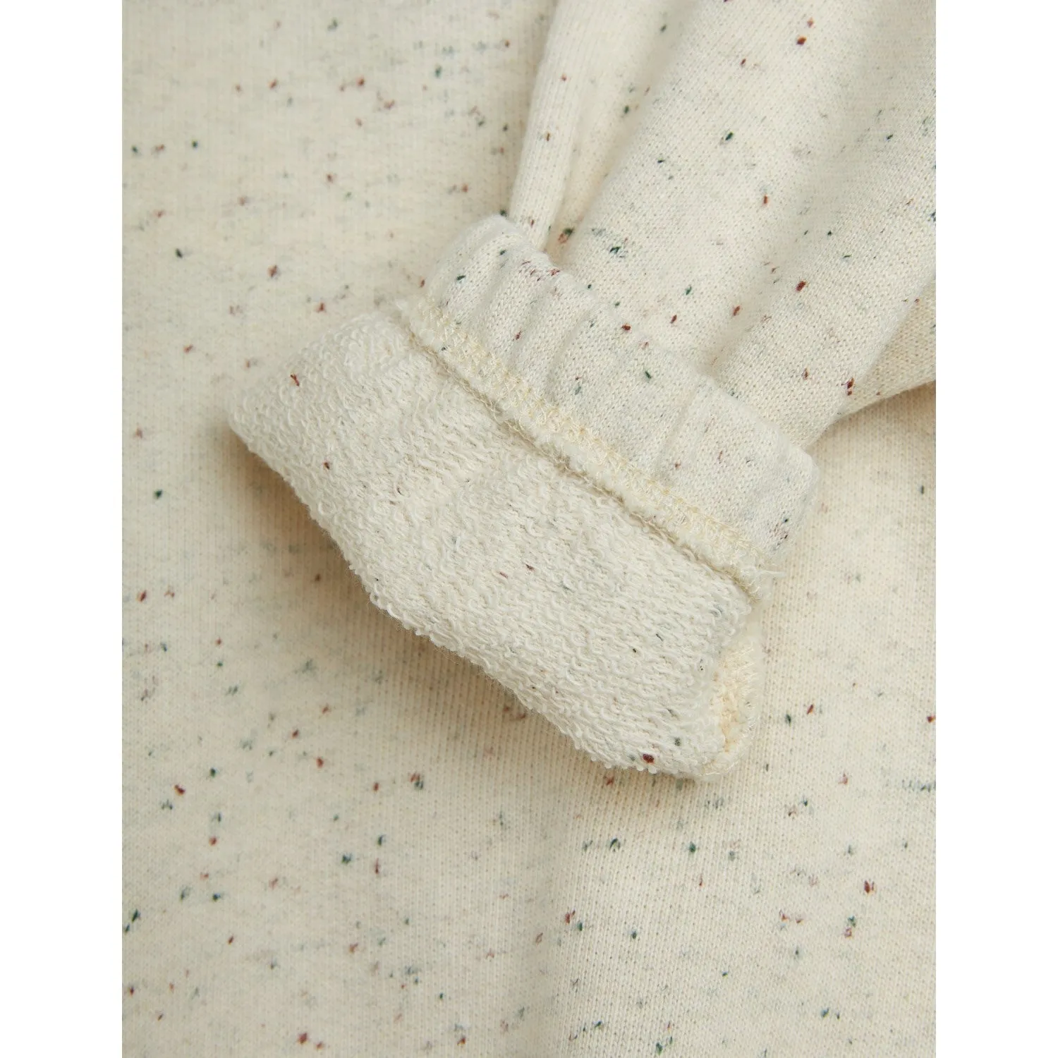 Mini Rodini Offwhite Bird Emb Neps Sweatshirt