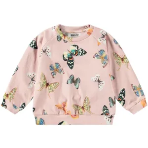 Molo Blush Papillions Disc Crewneck