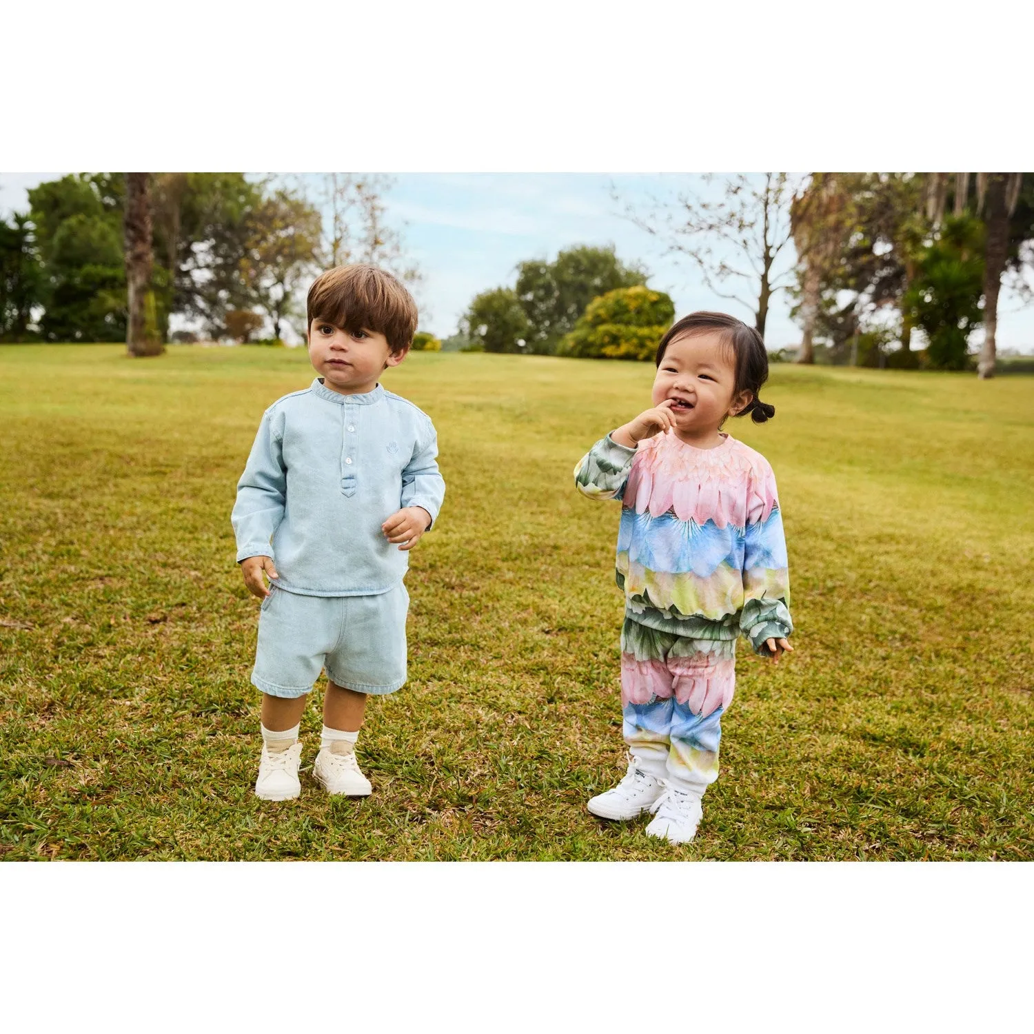 Molo Petal Rainbow Disc Sweatshirt