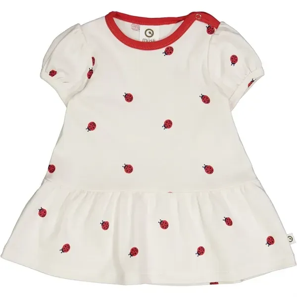 Msli Balsam Cream/Apple Red/Night Blue Ladybird Dress