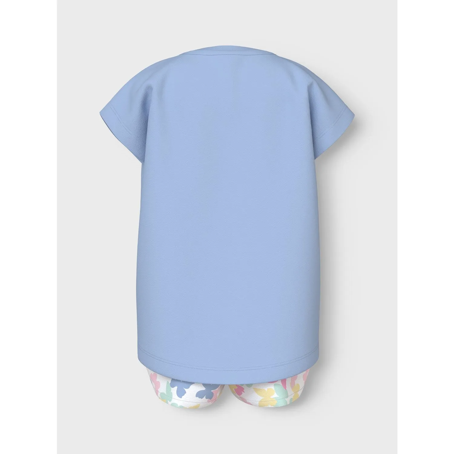 Name It Chambray Blue Butterflies Vigea Shorts Set