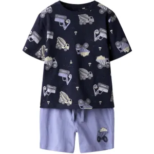 Name It Navy Blazer With Infinity Shorts Nmmhector Shorts Set