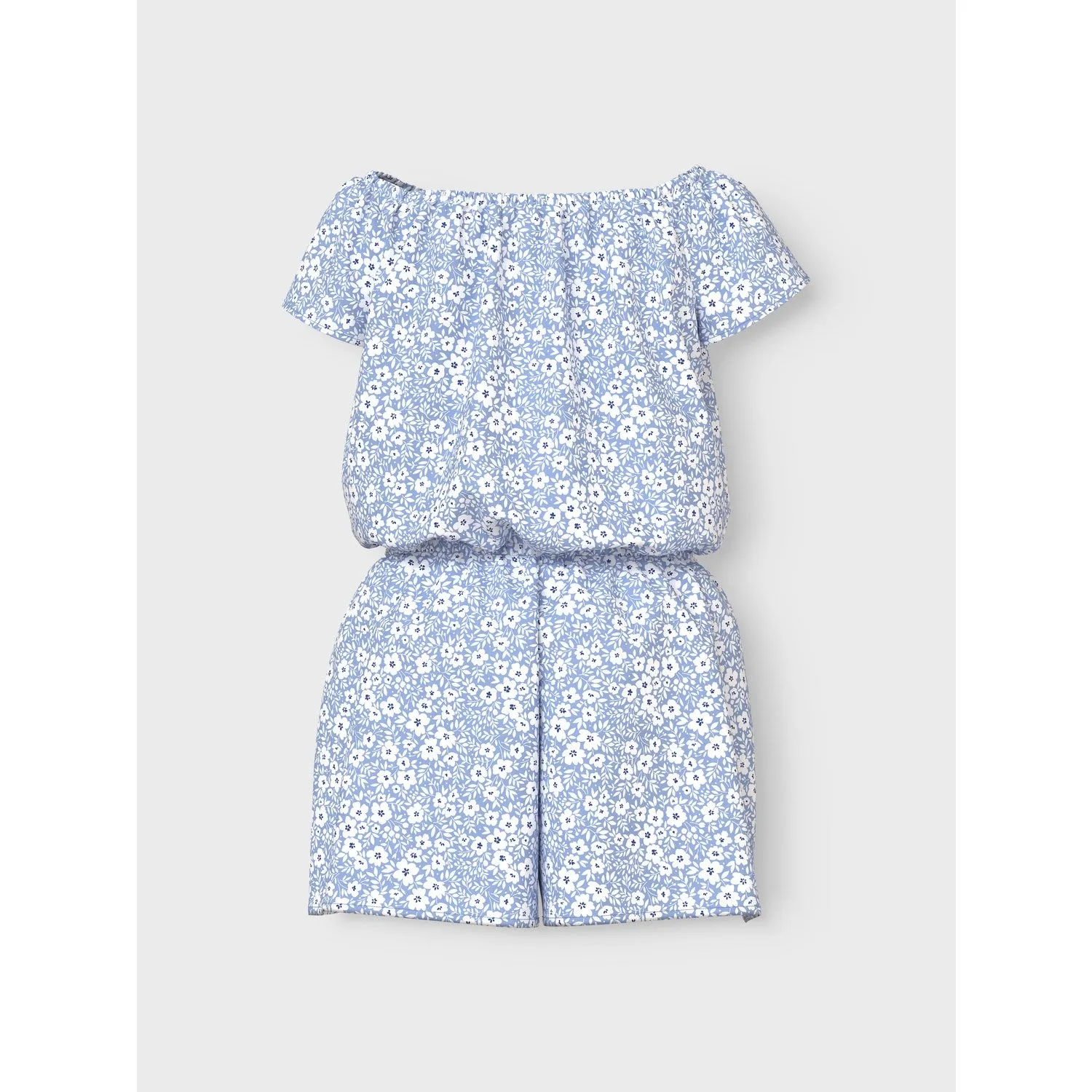 Name It Serenity White Flower Vinaya Playsuit Noos