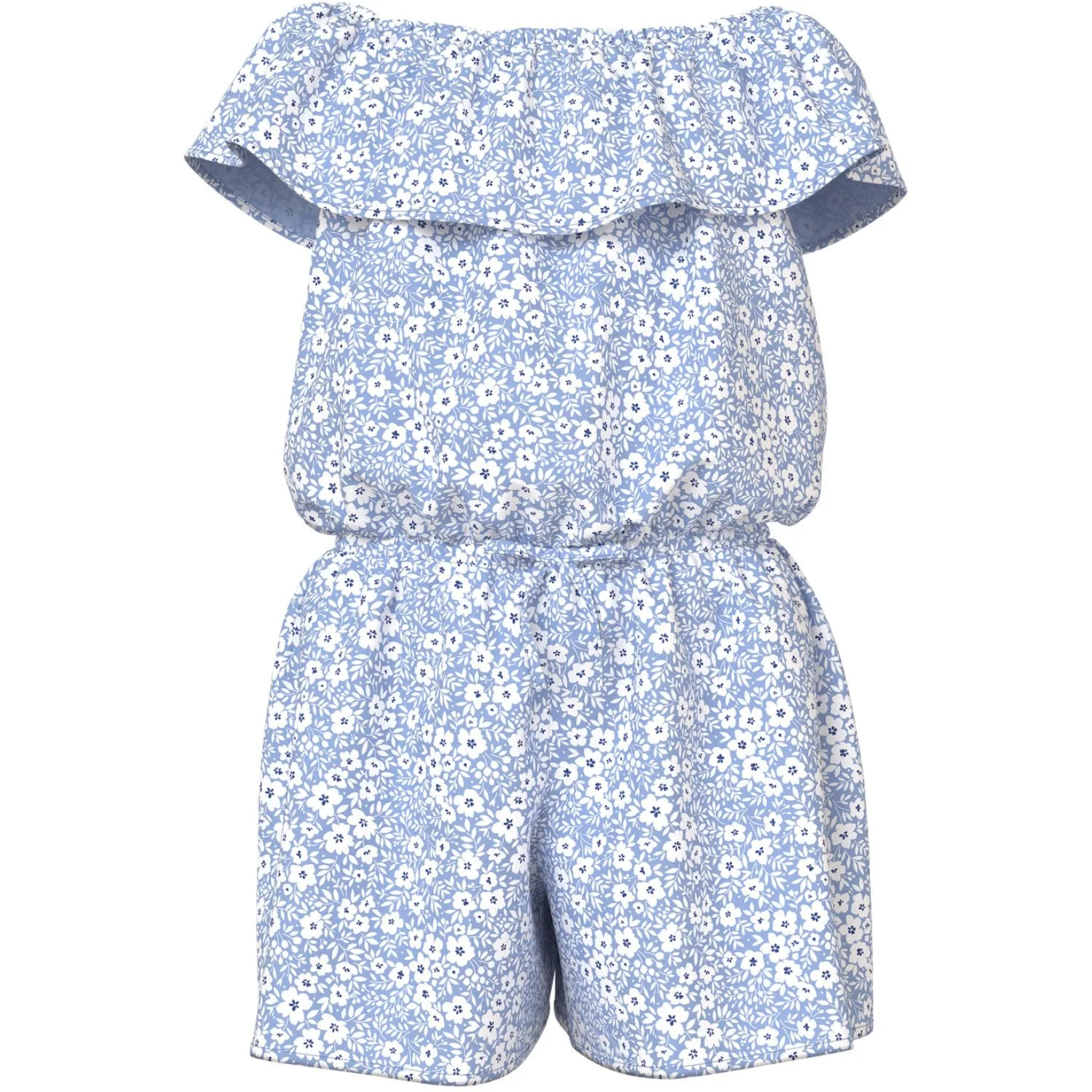 Name It Serenity White Flower Vinaya Playsuit Noos