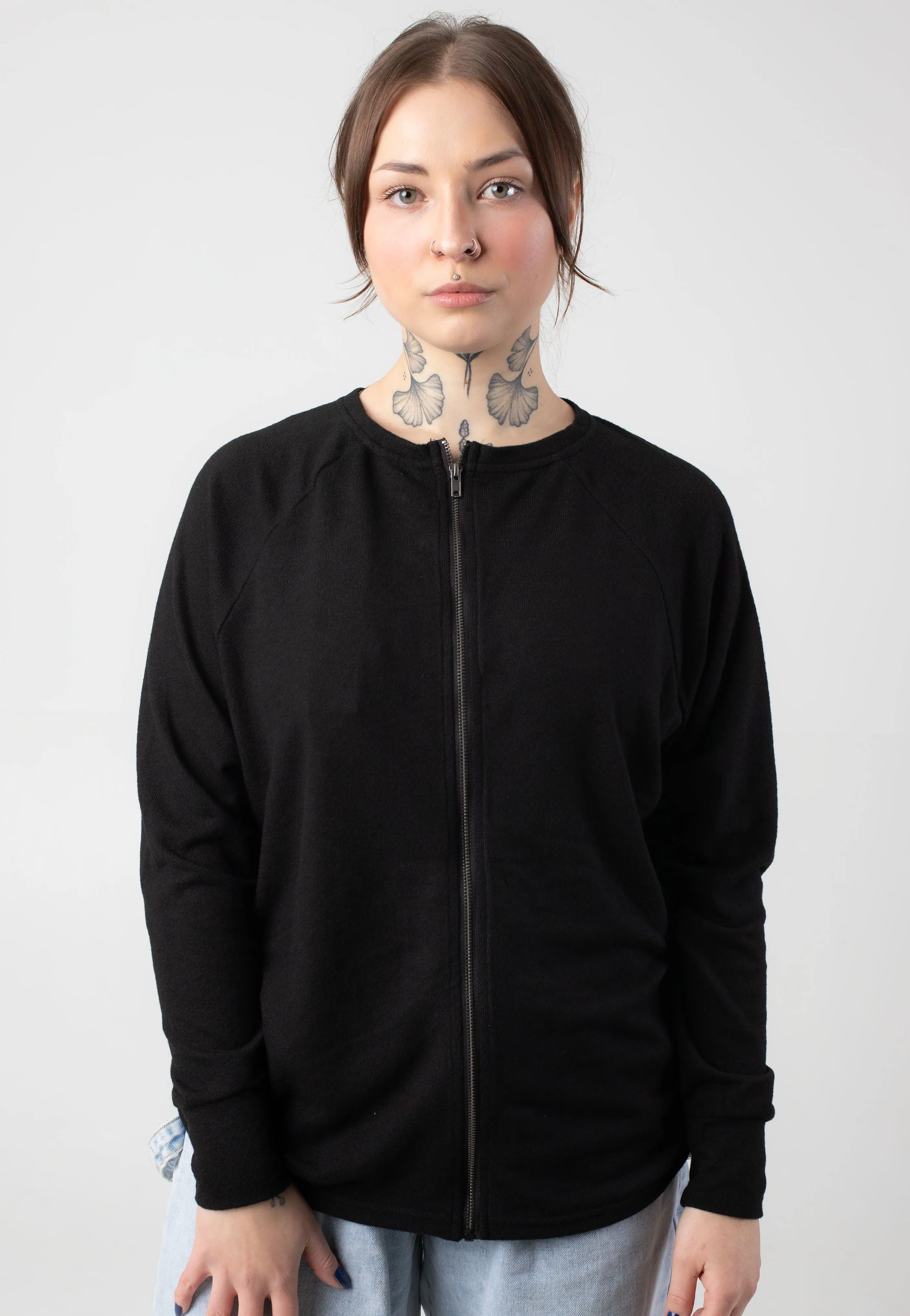 Noisy May - City L/S Zip Black - Top