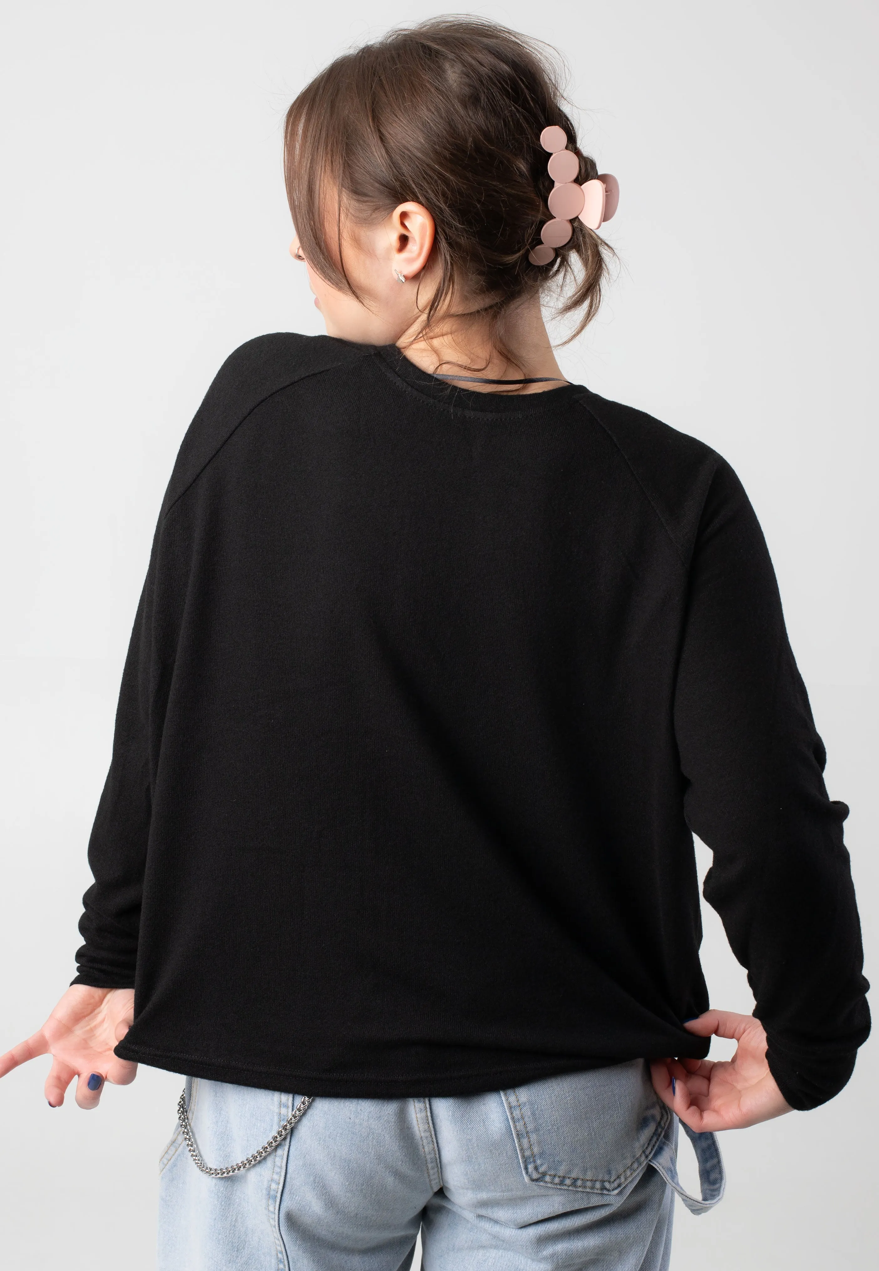 Noisy May - City L/S Zip Black - Top