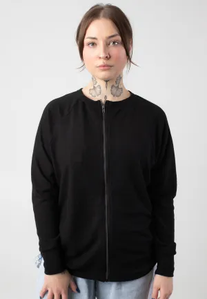 Noisy May - City L/S Zip Black - Top