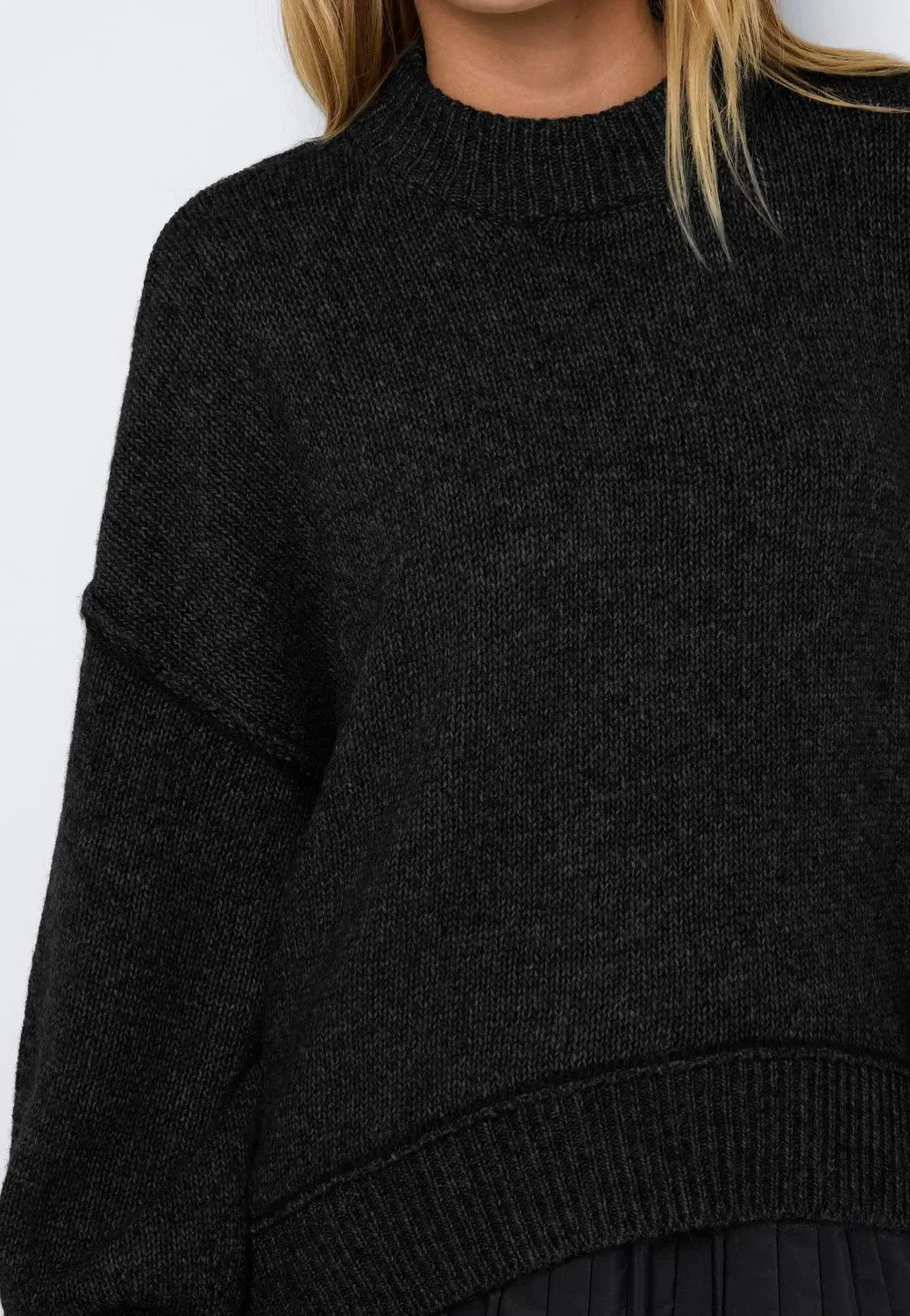 Noisy May - Luisa O Neck Black - Pullover