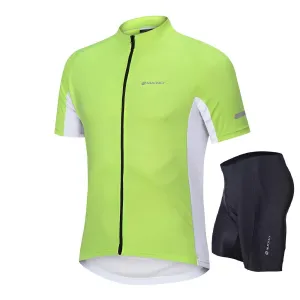 Nuckily MG043-NS355 Jersey And Shorts Set (Green)