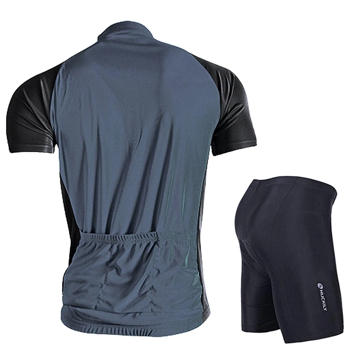 Nuckily NJ601-NS355 Jersey and Shorts Set (Grey)