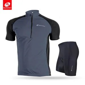 Nuckily NJ601-NS355 Jersey and Shorts Set (Grey)