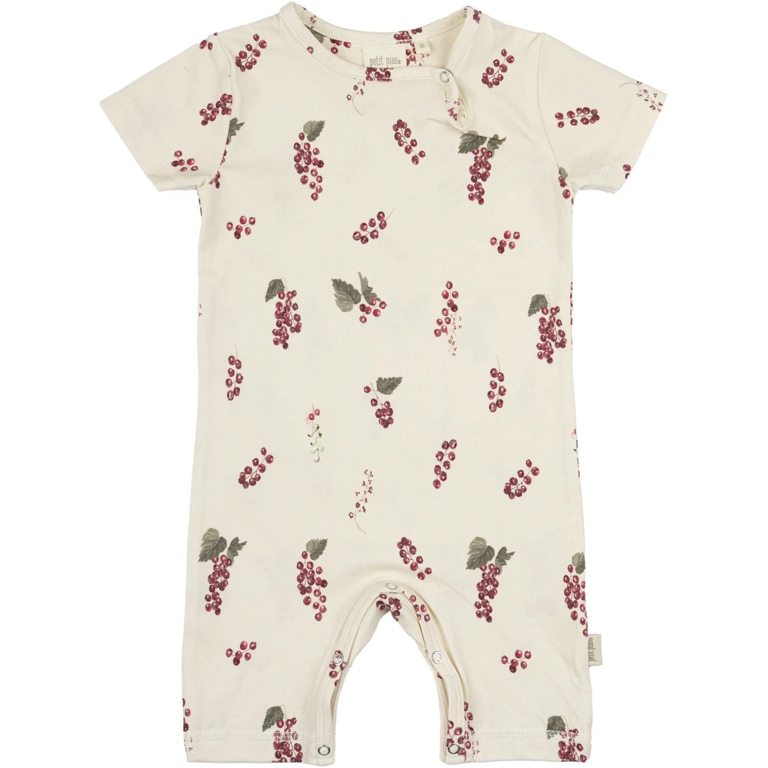 Petit Piao Berry Summer Romper S/S Printed