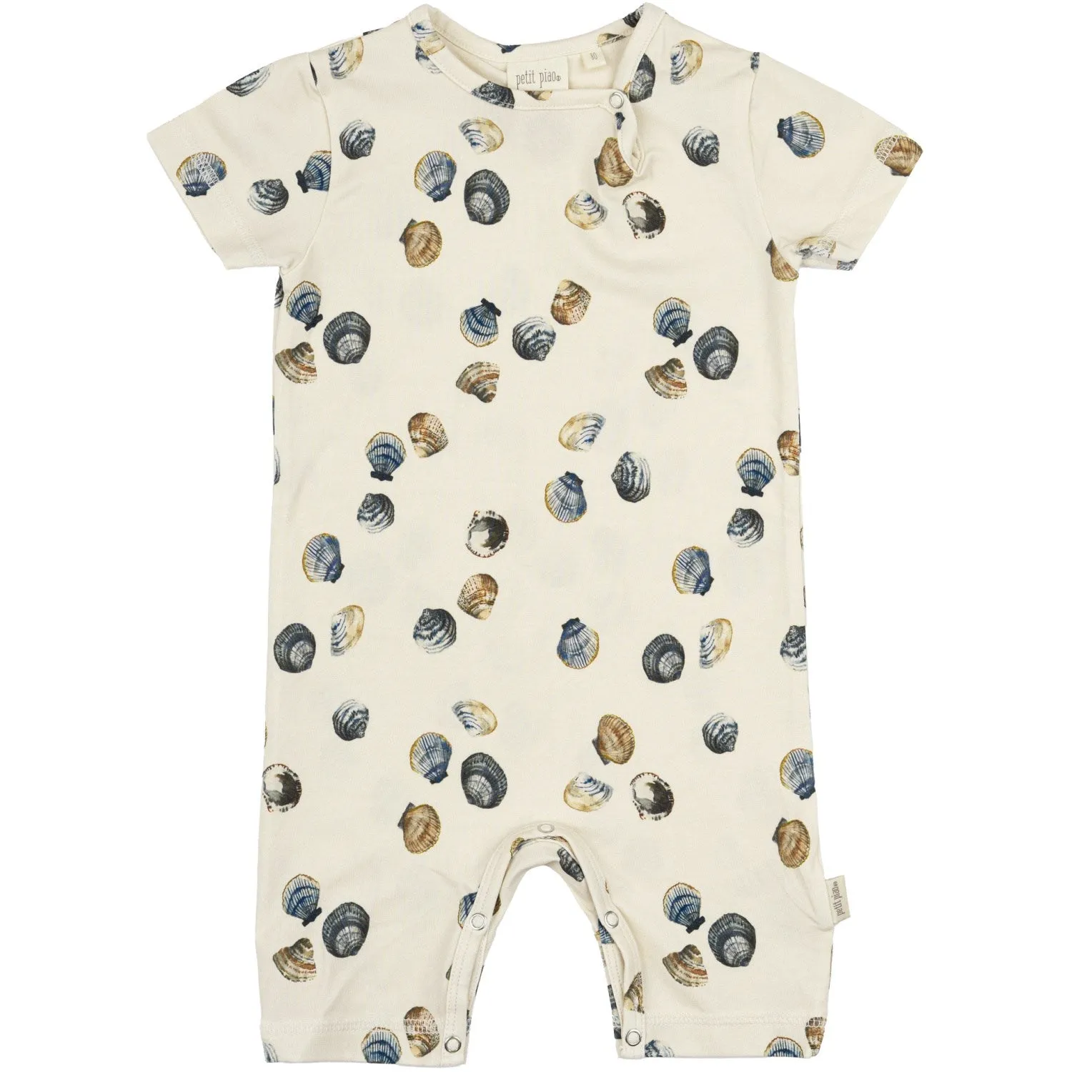 Petit Piao Clam Summer Romper S/S Sum Printed