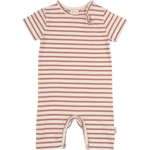 Petit Piao Withered Rose Summer Romper S/S Sum Printed