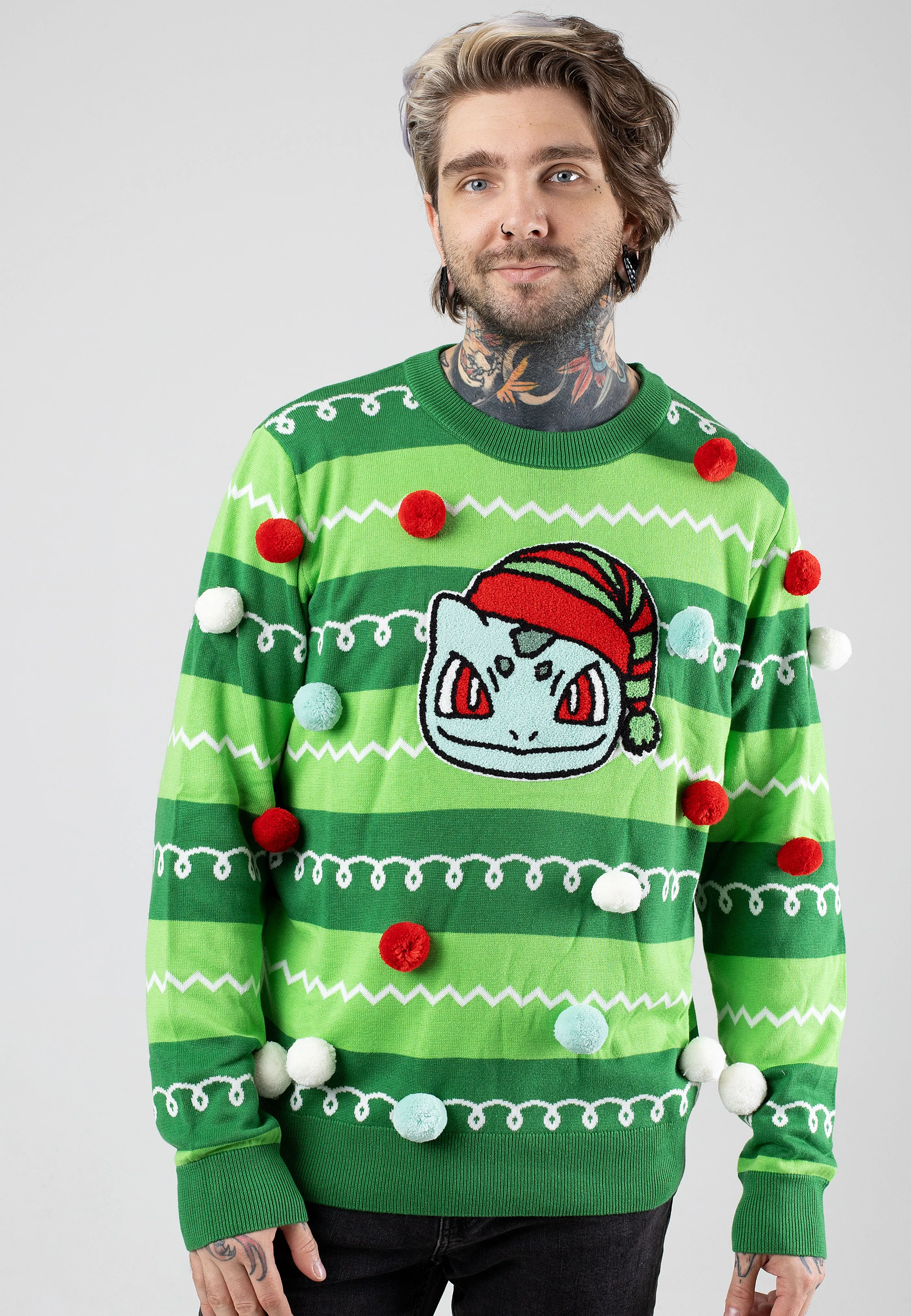 Pokmon - Bulbasaur Xmas Knit - Pullover