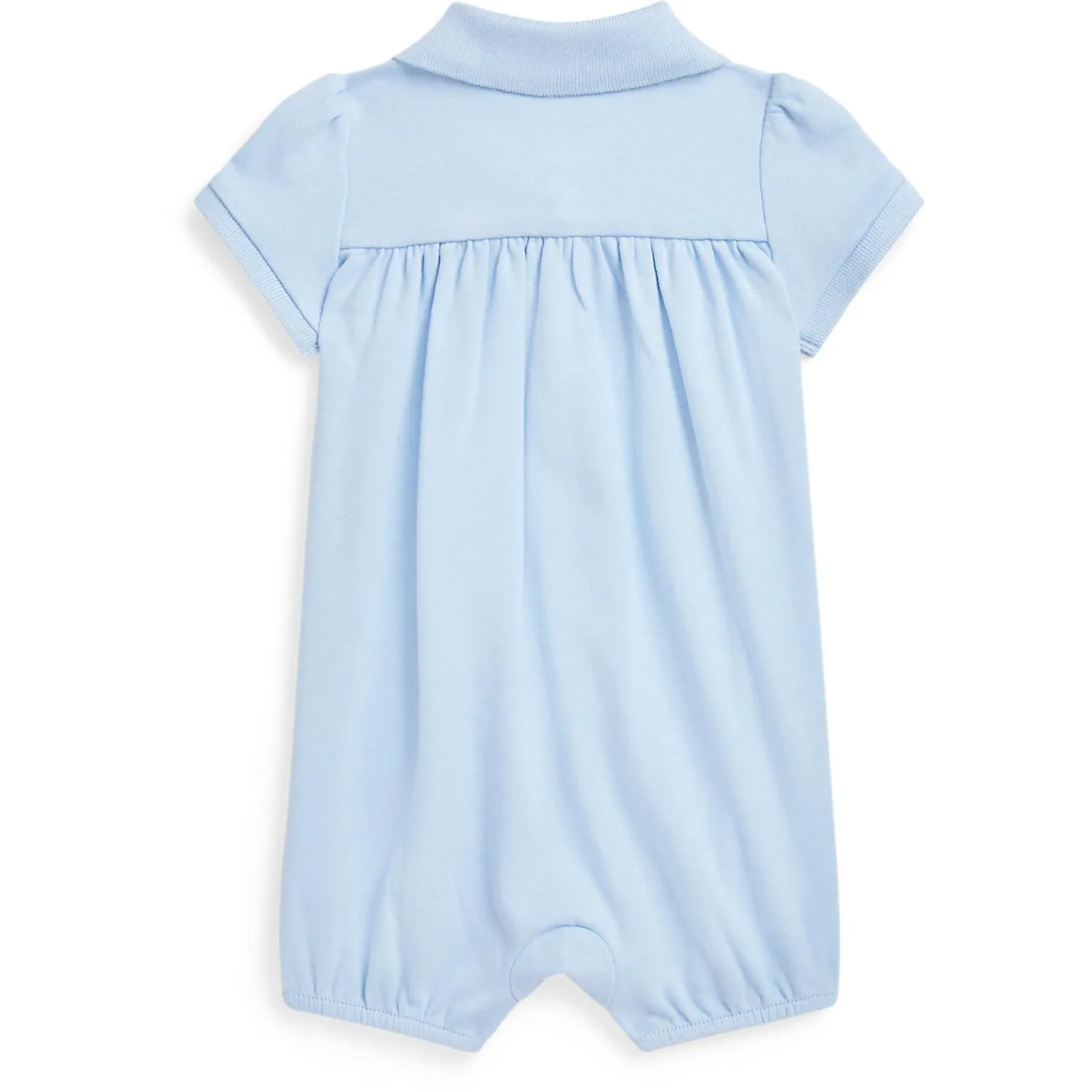 Ralph Lauren Baby Office Blue W/ Yellow Bubble Shortall