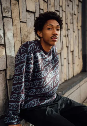 Santa Cruz - Creep Repeat Knit Blackcurrant - Pullover