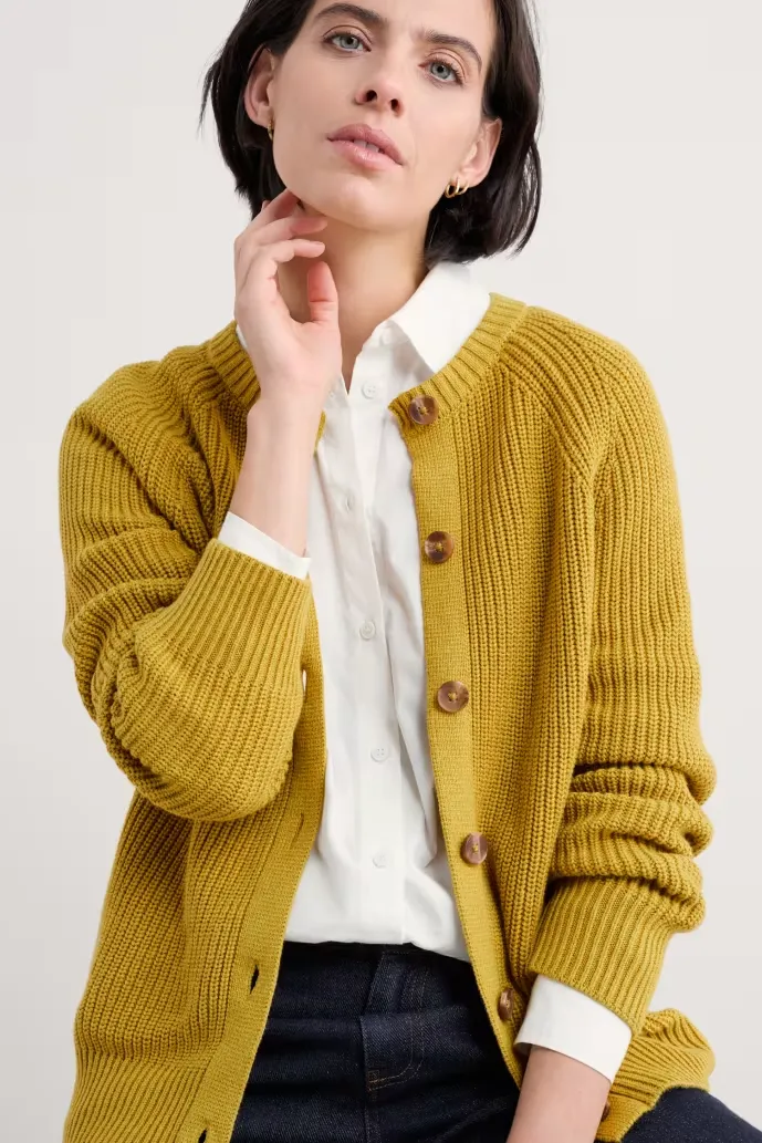 Seasalt Potters Meadow Organic Cotton Knitted Cardigan