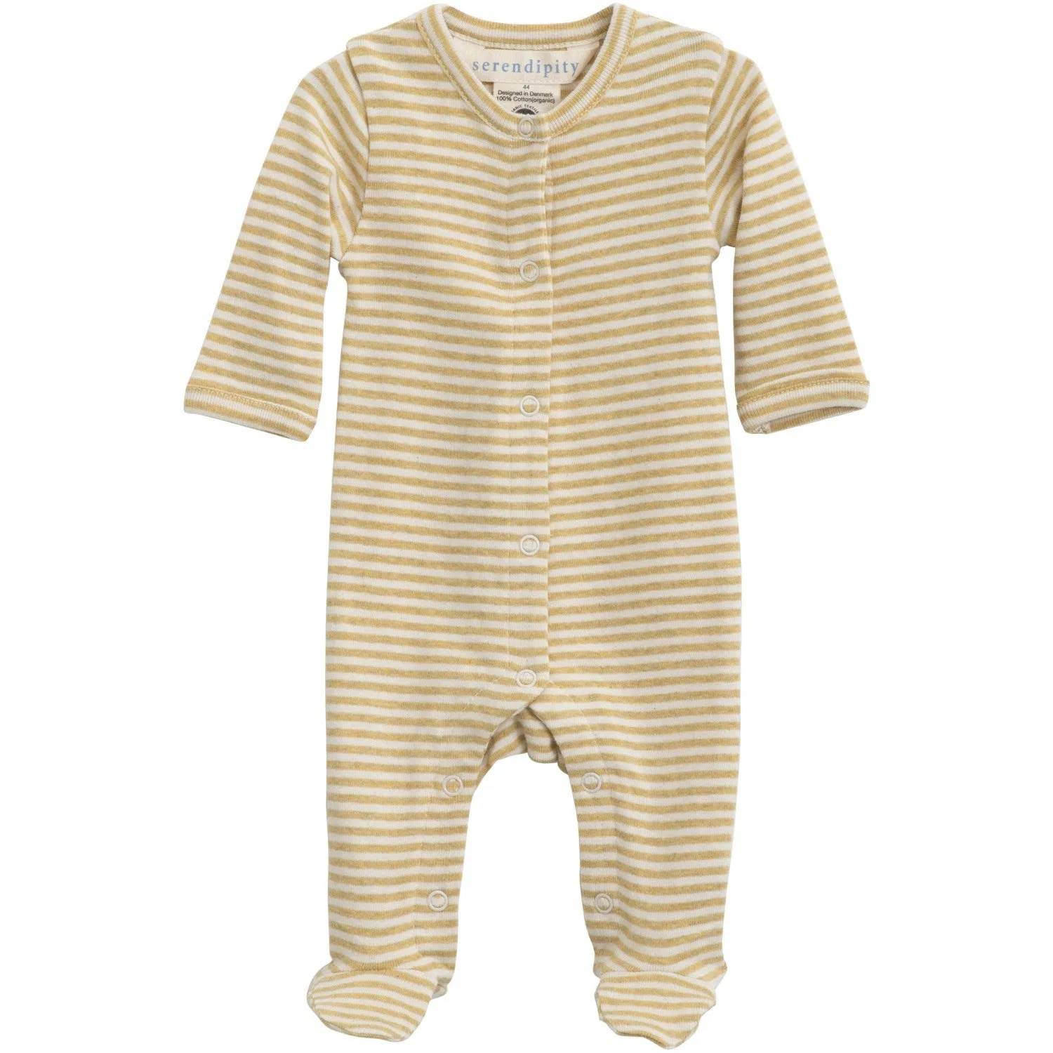 Serendipity Chamomile/Offwhite Newborn Suit W. Feet