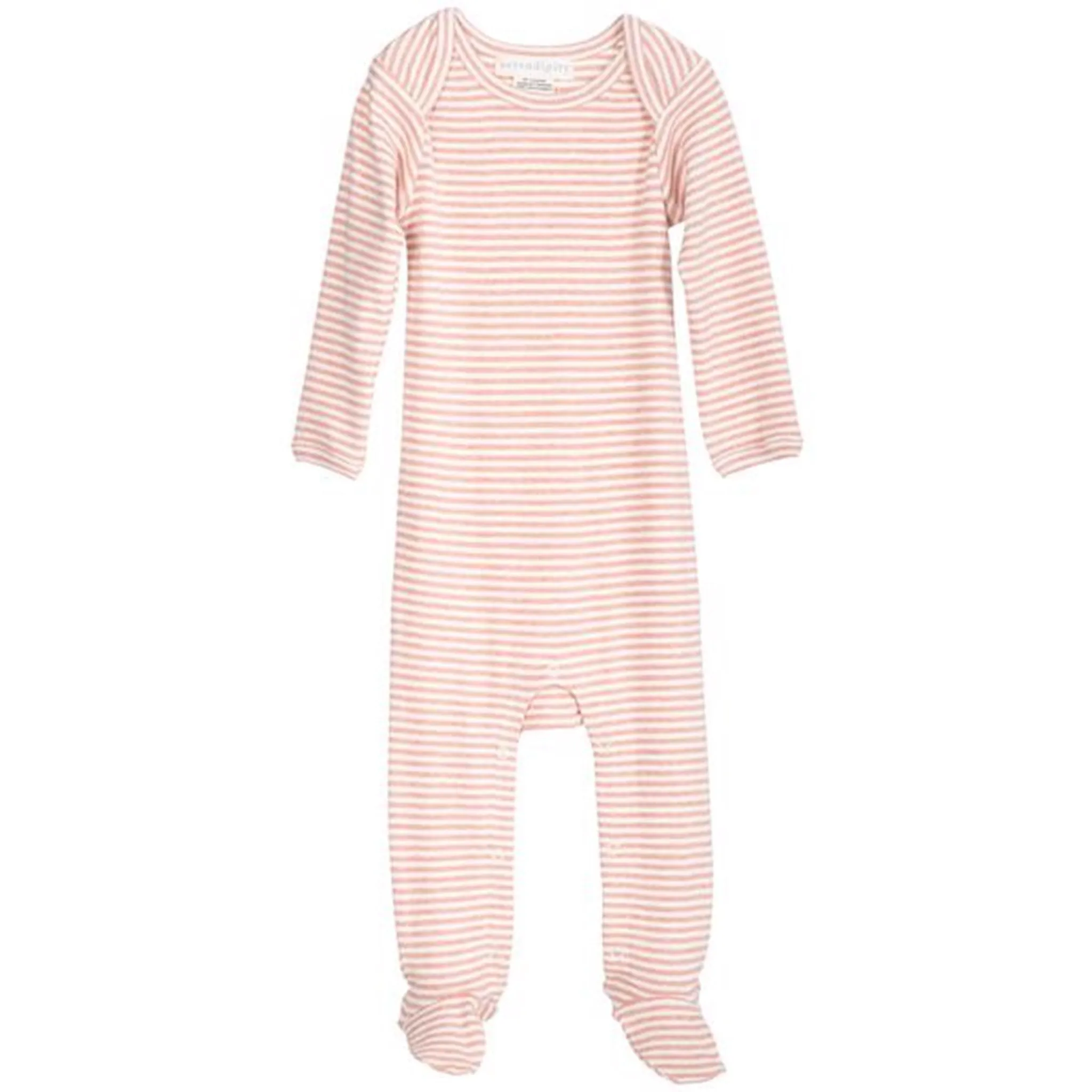 Serendipity Clay/Offwhite Baby Suit Stripe Feet