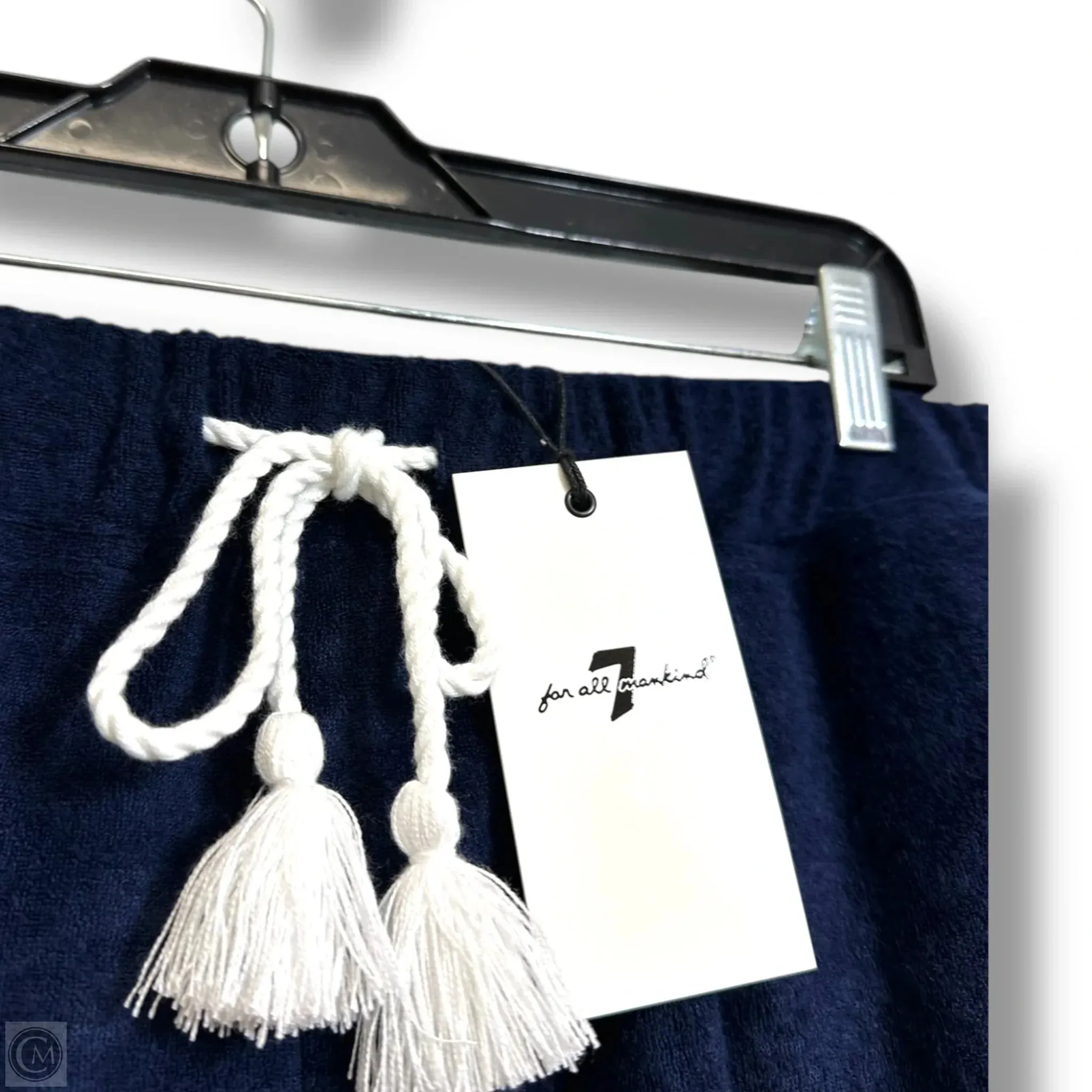 Shorts & top Set By 7 For All Mankind In Black & White, Size: Xl