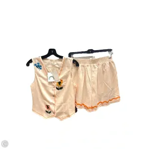 Shorts Set By Commense In Orange, Size: M