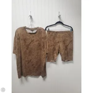 Shorts Set By Fashion Nova In Tan, Size: Xl