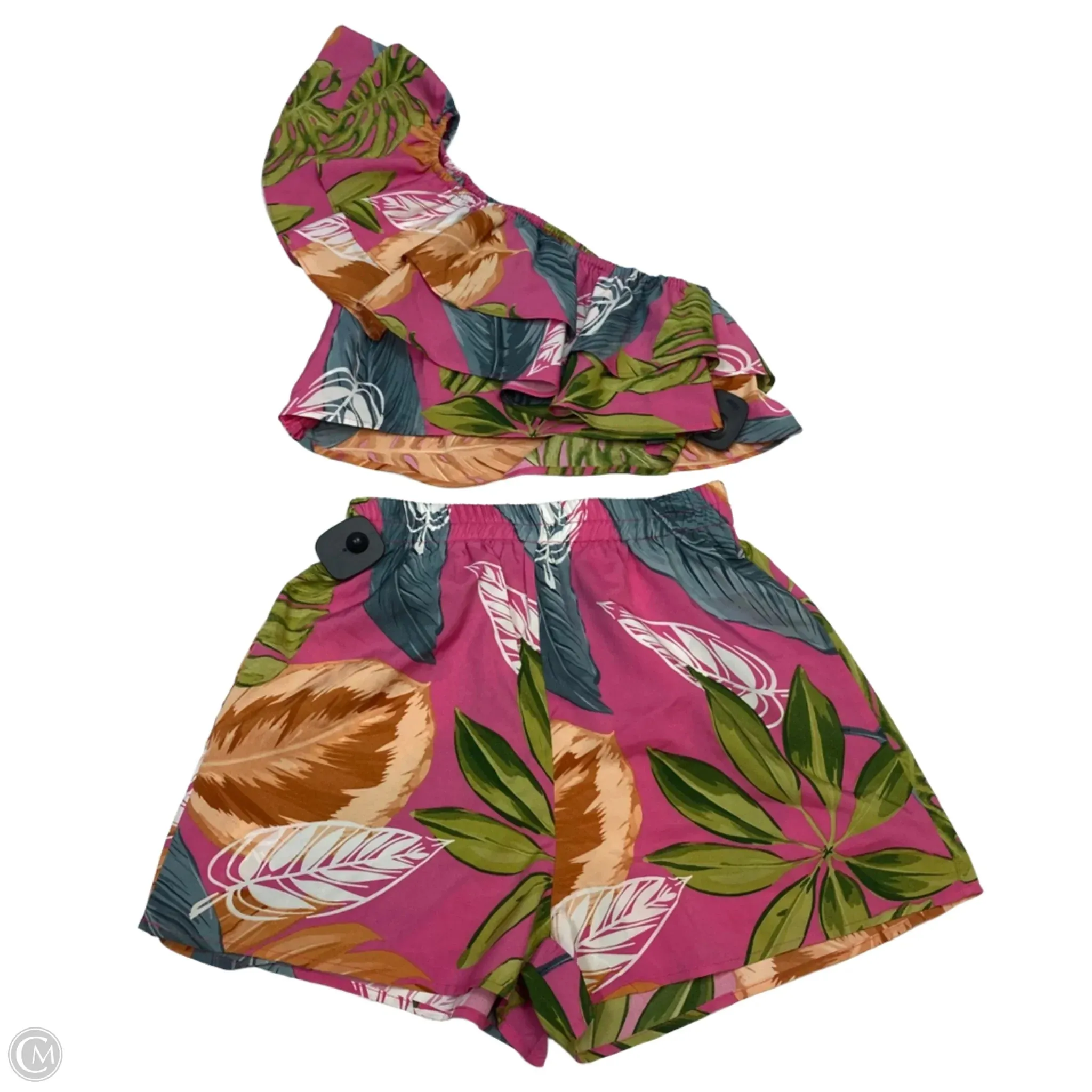 Shorts Set By Shein In Blue & Pink, Size: S