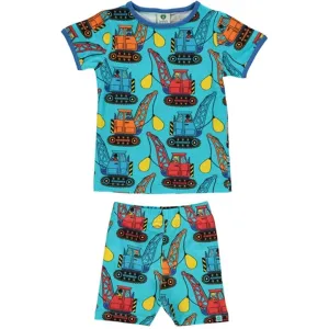 Smfolk Blue Atoll Excavator T-shirt & Shorts Set