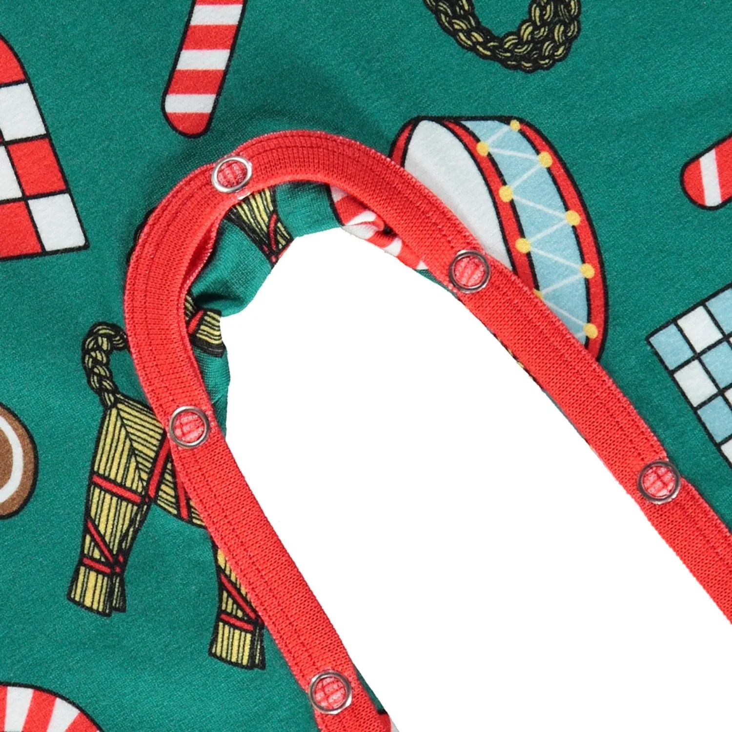 Smfolk Petroleum Green Longrmet Jumpsuit With Christmas Decorations