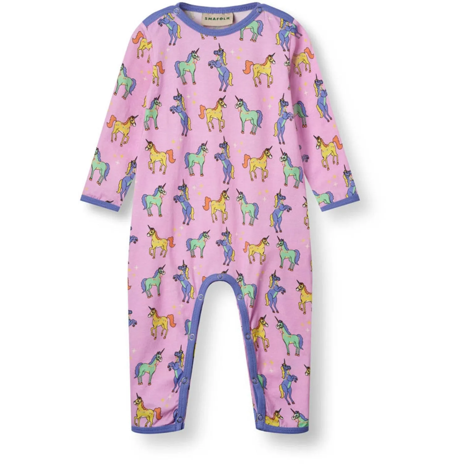 Smfolk Pink Lavender Langrmet Full suit With Enhjrninger
