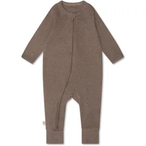 That's Mine Brown Melange Cathie Onesie