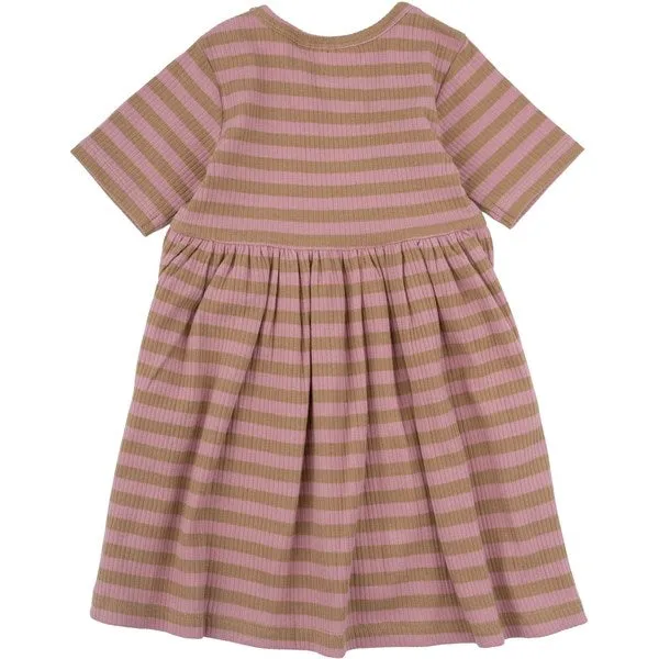 THE NEW Siblings Pink Nectar Fro Rib Dress