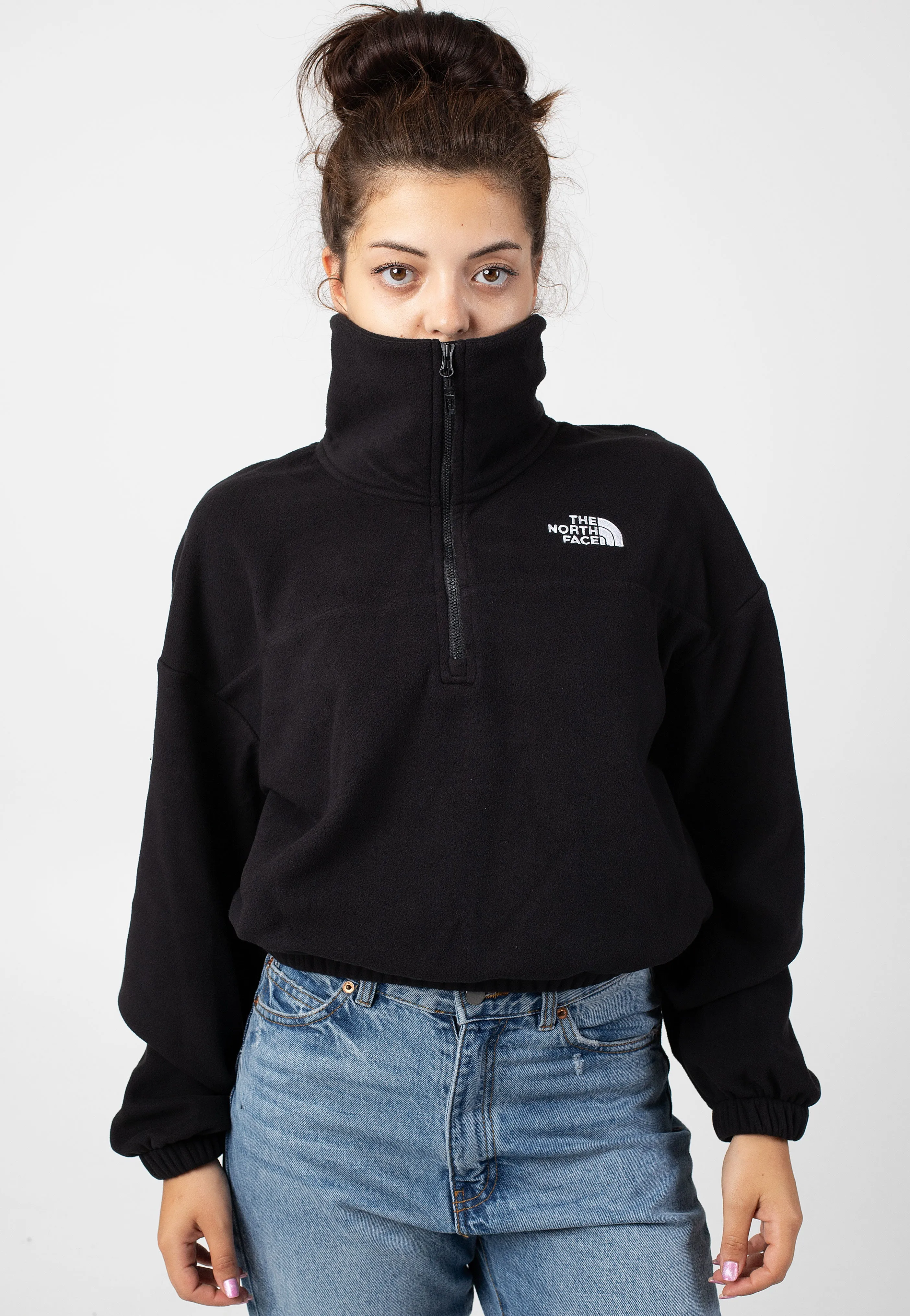 The North Face - 100 Glacier Half Zip Tnf Black - Pullover