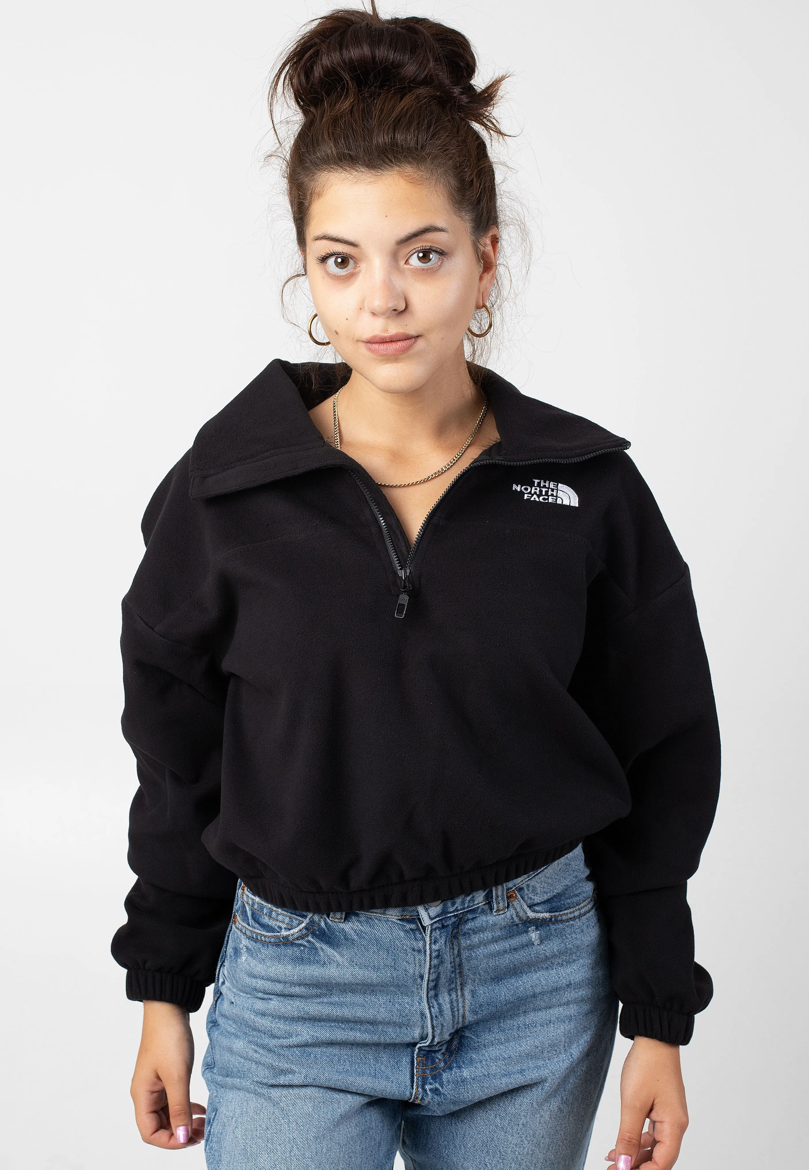 The North Face - 100 Glacier Half Zip Tnf Black - Pullover