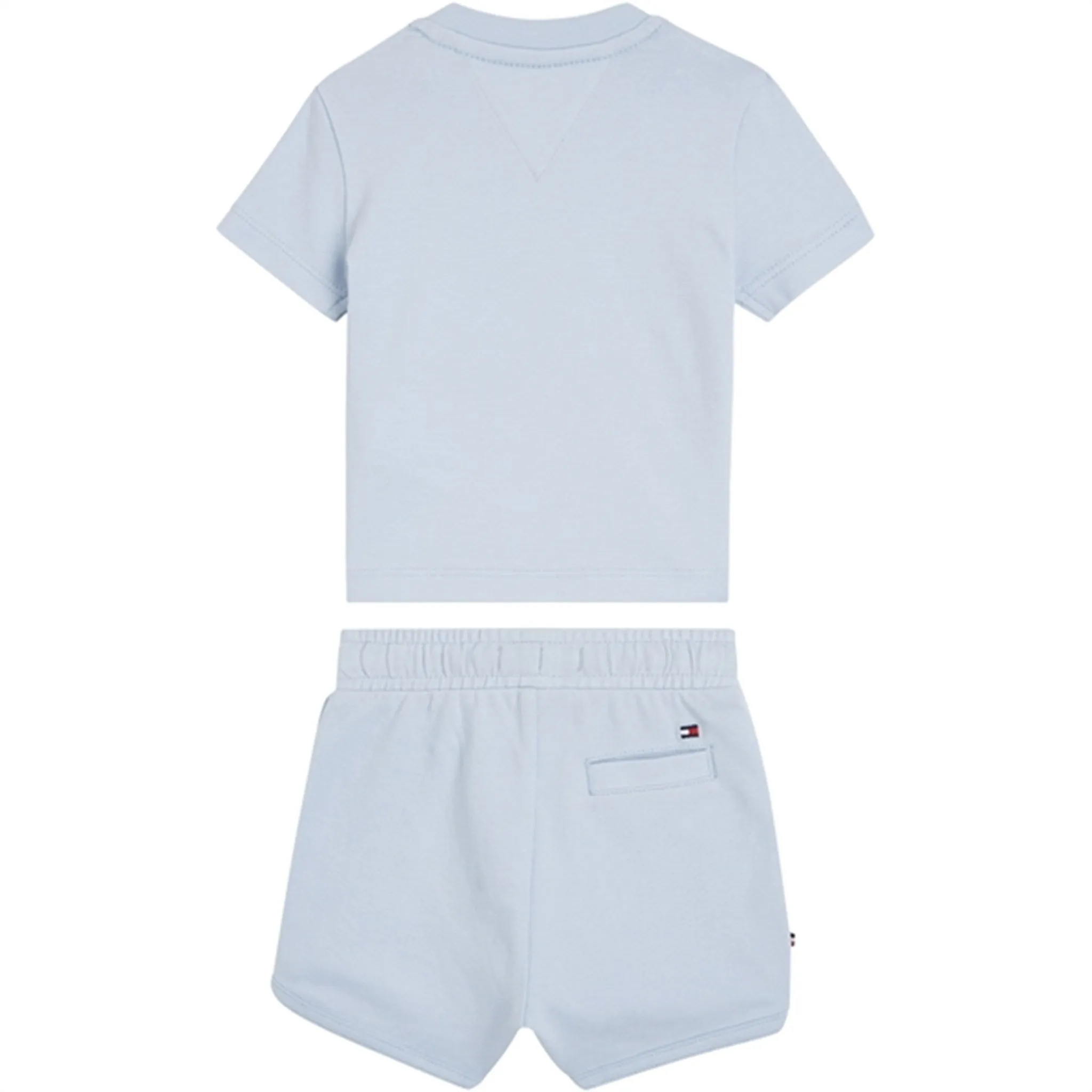Tommy Hilfiger Baby Th Logo Shorts Set Breezy Blue