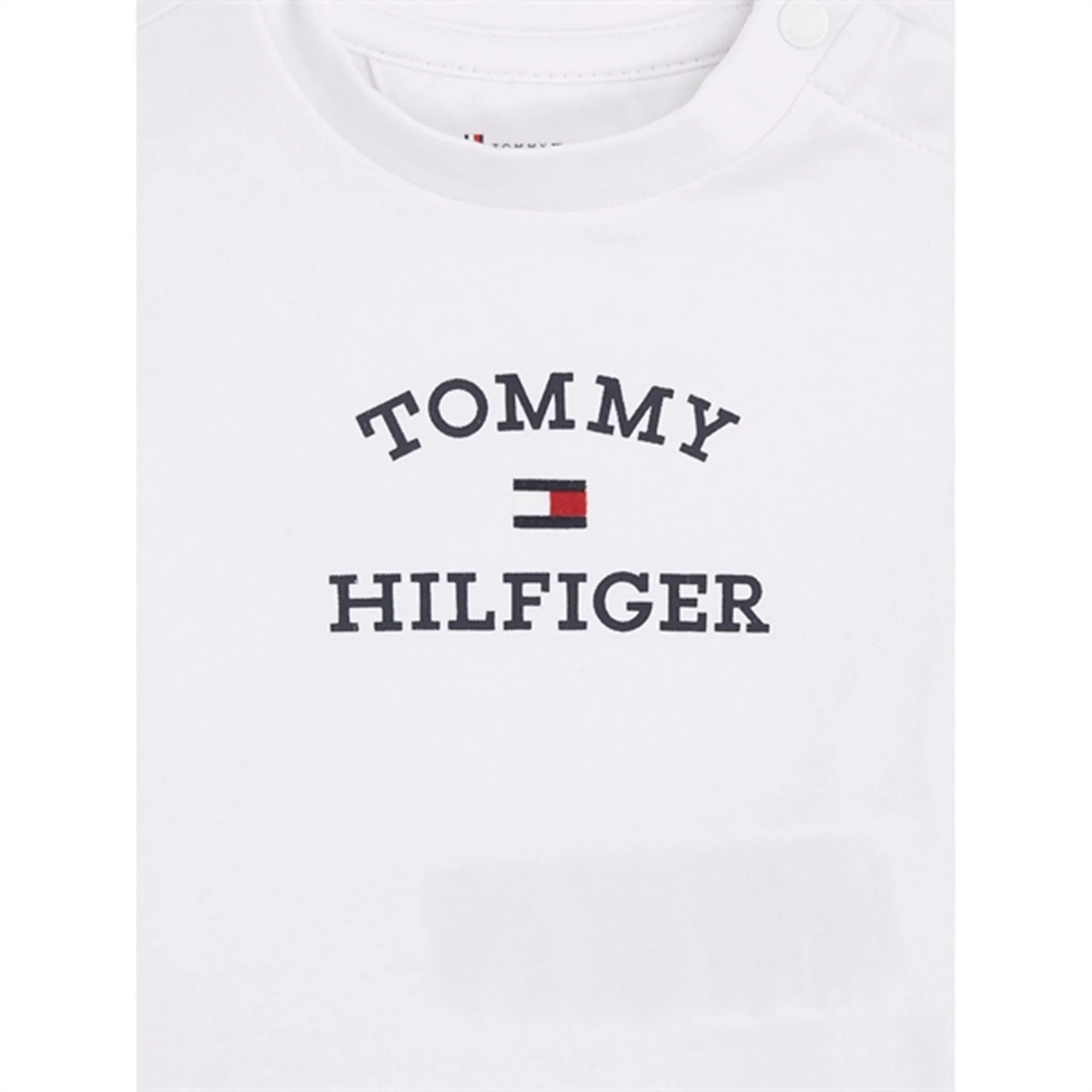Tommy Hilfiger Baby Th Logo Shorts Set White