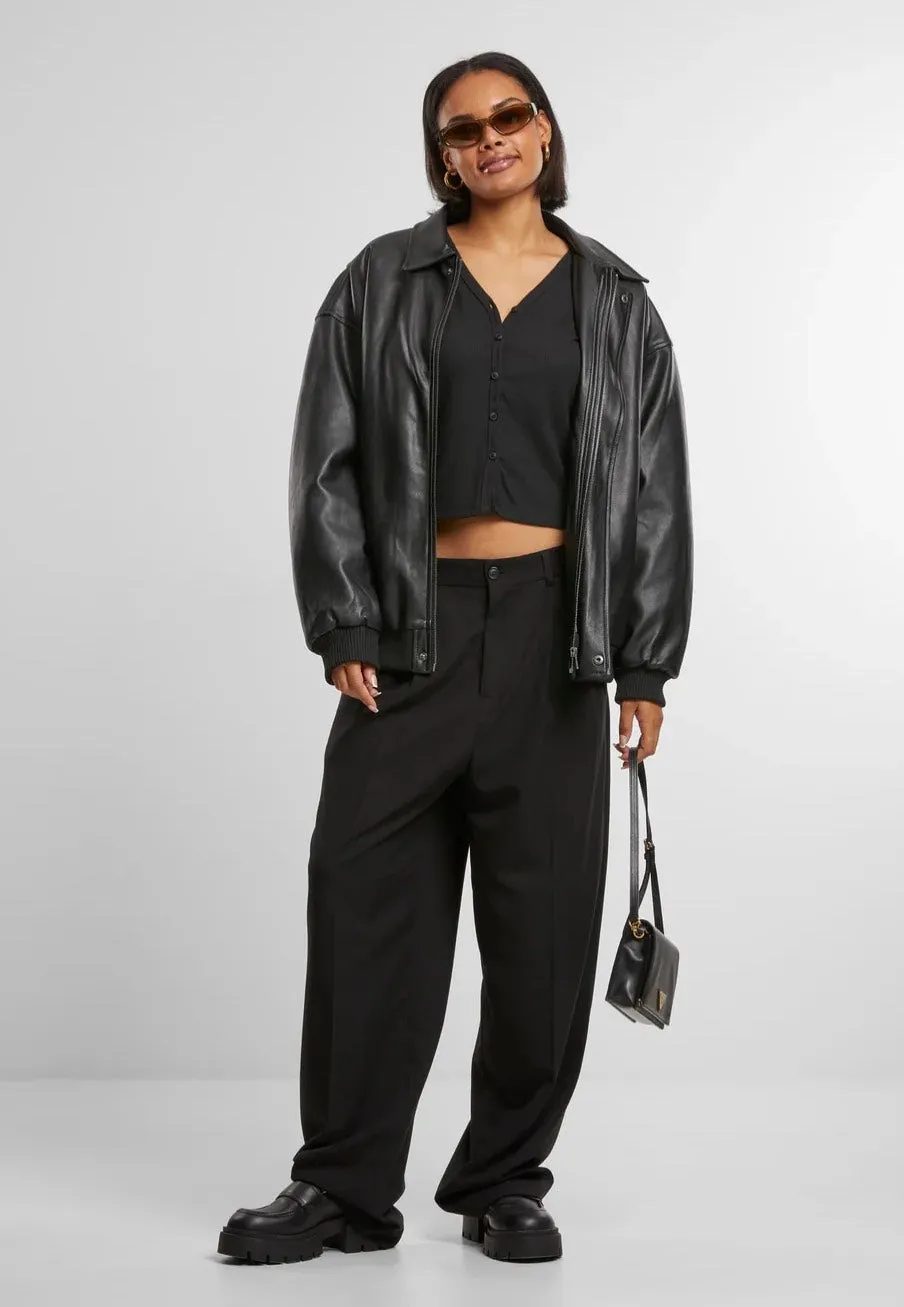 Urban Classics - Ladies Rib Black - Cardigan